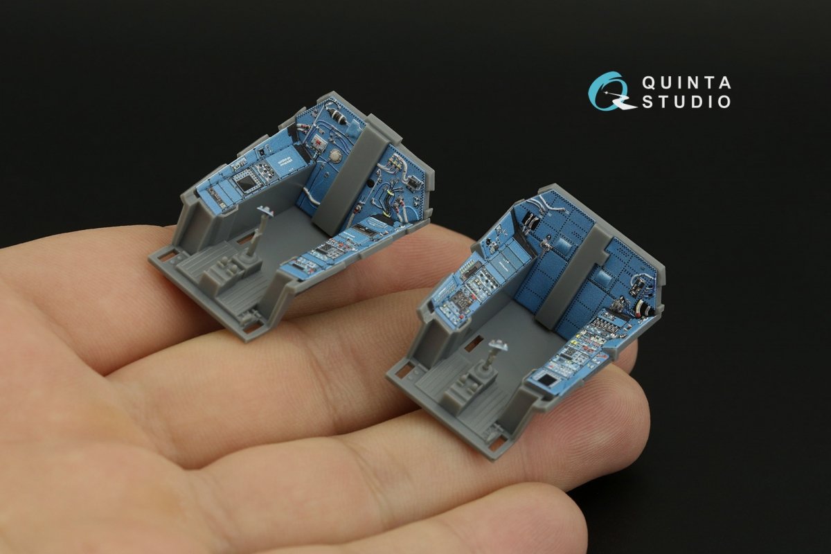 Intérieur imprimé en 3D et coloré sur papier décalcomanie Quinta Studio QD48320 Su-30SM (GWH) 1/48 – immagine 10