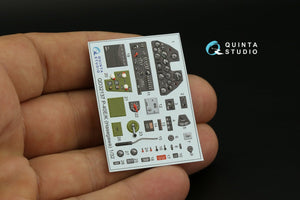 Intérieur imprimé en 3D et coloré sur papier décalcomanie Quinta Studio QD32137 P-40E/K (Hasegawa) 1/32  – image 4