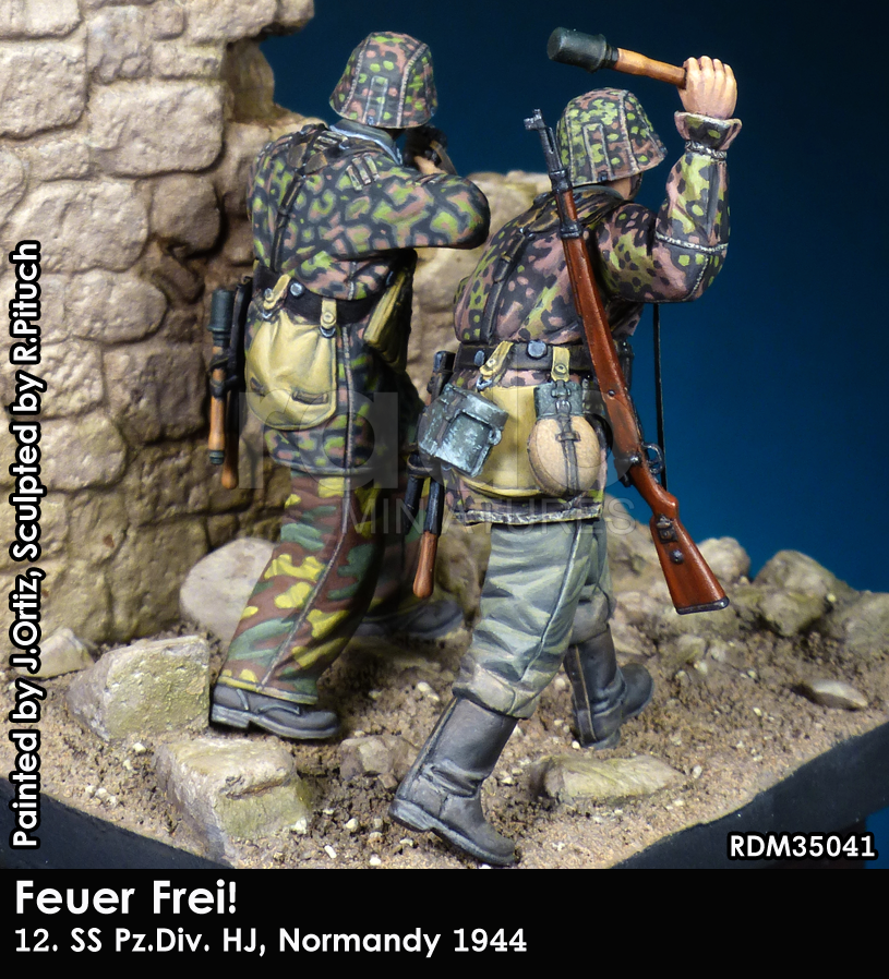 RADO Miniatures RDM35041 Feuer Frei 12.SS Pz.DiV. HJ Normandie 1944 1/35  – Bild 3