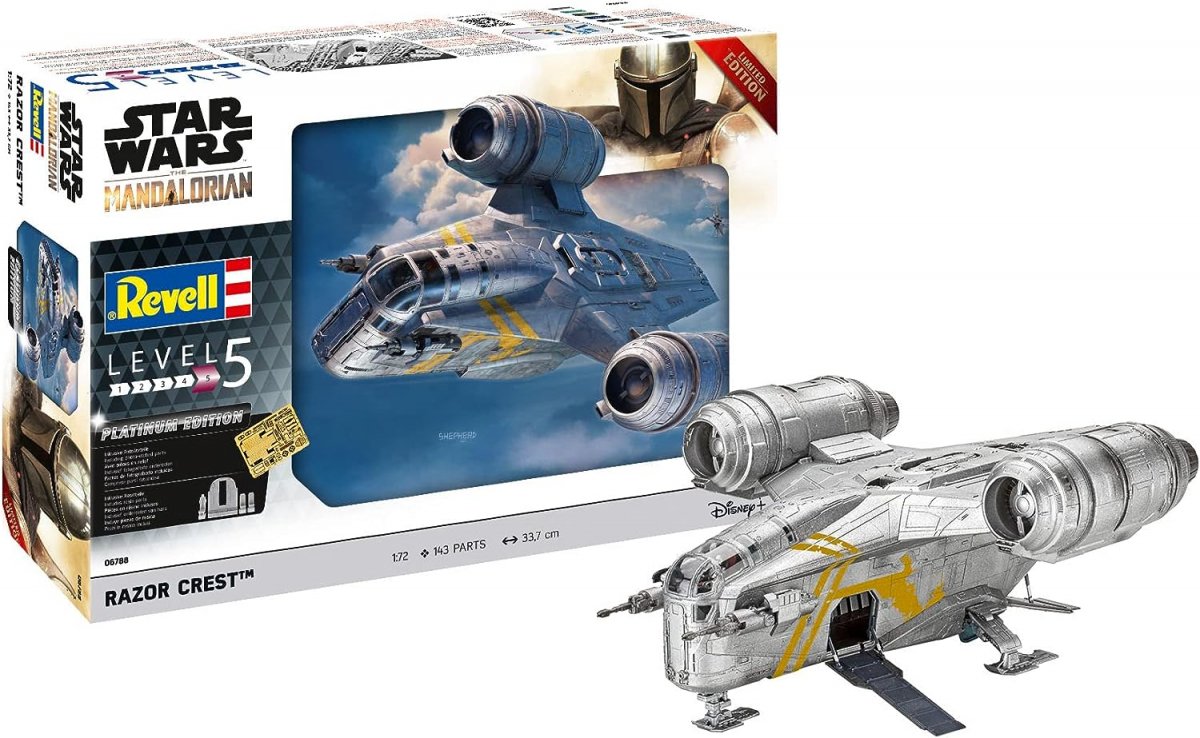 Revell 06788 The Mandalorian : Razor Crest Platinum Edition 1/72