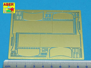 Aber 35A106 Bacs de rangement latéraux tourelle pour char allemand Pz.Kpfw. VI Ausf.E - Modèle de production initiale (1/35) – image 2