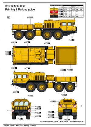 Trumpeter 01090 KZKT-74282 Tracteur lourd 1/35 – Bild 6