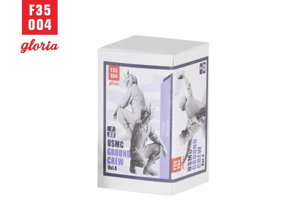 Figurines imprimées en 3D à l&amp;#39;échelle 1/35 de l&amp;#39;équipe au sol Gloria F35004 USMC Type 4 – image 3