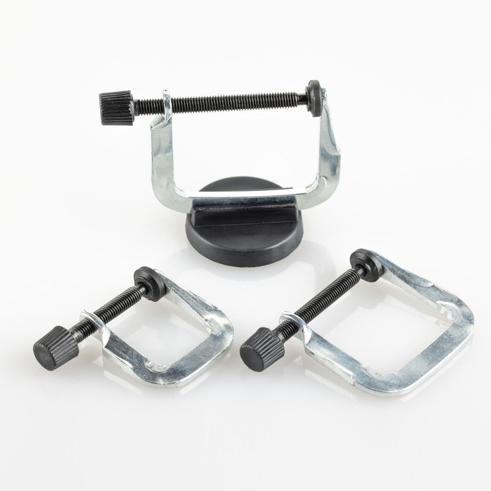 Jeu de 3 serre-joints à vis Heller 99003 avec base magnétique – immagine 2
