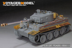 Maquette Voyager PE351287 Tiger I allemand de la Seconde Guerre mondiale, production moyenne, pour TAKOM, échelle 1/35 – imagen 5