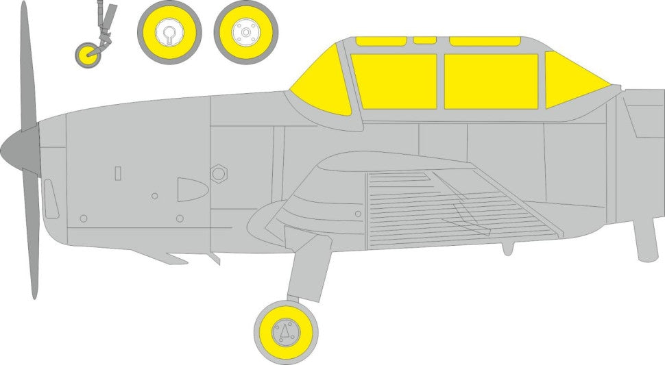 Masques Eduard EX1085 Chipmunk T.20 AIRFIX 1/48