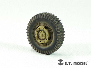 ET Model ER35-065 Roues de route lestées Type 1 pour Sd.Kfz.234 allemand de la Seconde Guerre mondiale pour DRAGON 1/35 – immagine 2