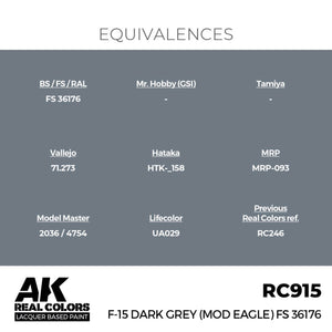 AK Interactive RC915 F-15 Gris foncé (Mod Eagle) FS 36176 17 ml – Bild 3