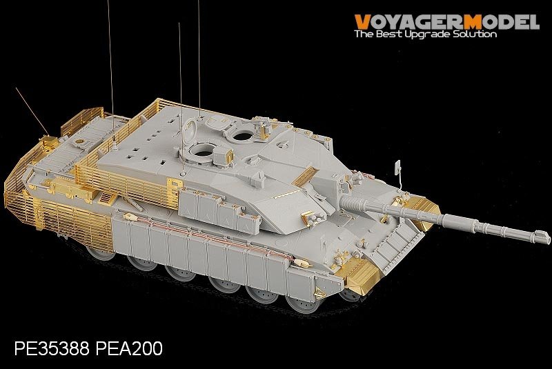 Maquette Voyager PE35388 Char de combat principal britannique moderne Challenger 2 pour TRUMPETER 001522 1/35 – immagine 5