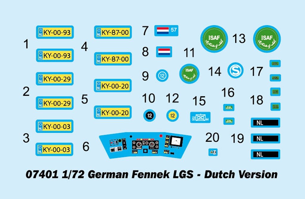 Trumpeter 07401 Fennek LGS allemand - Version néerlandaise 1/72 – Bild 3