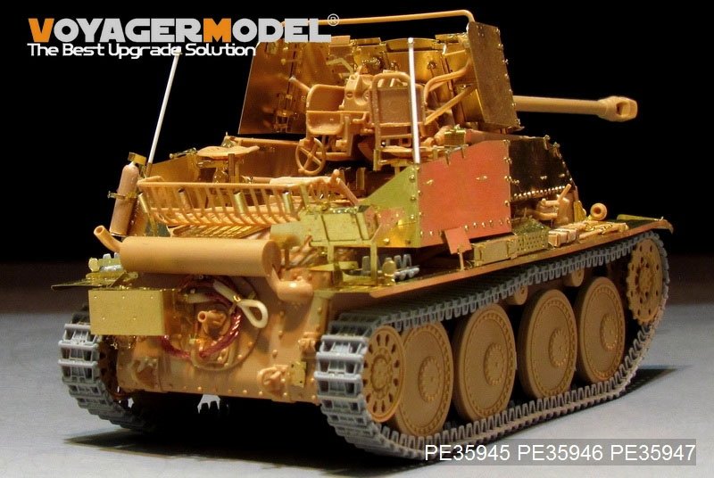 Maquette Voyager PE35945 Chasseur de chars allemand Marder III (Sd.Kfz.139) de la Seconde Guerre mondiale, à base de la maquette TAMIYA 35248 au 1/35 – Bild 10