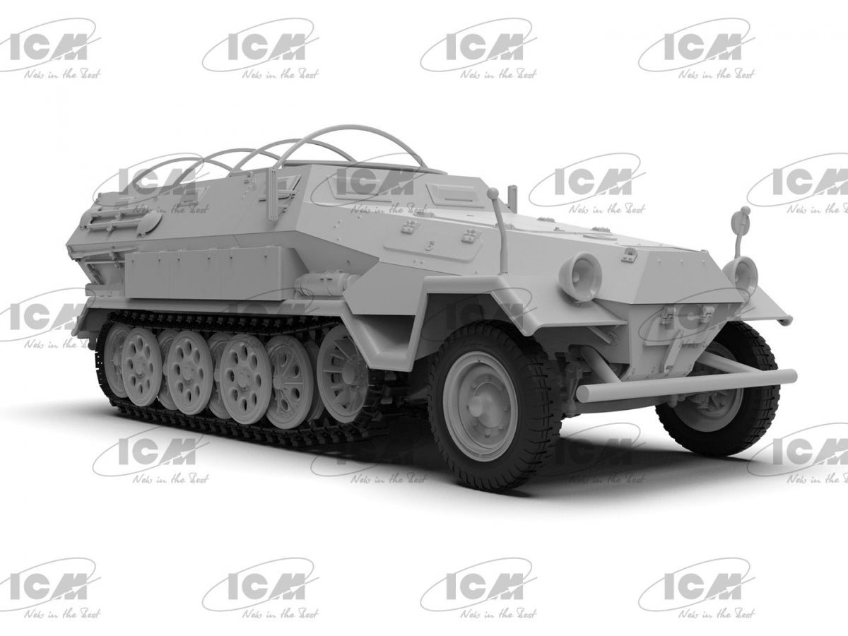 ICM 35113 Krankenpanzerwagen Sd.Kfz. 251/8 Ausf А, variante de livrée pour le Front de l&amp;#39;Est, 1941-42 1/35 – image 6