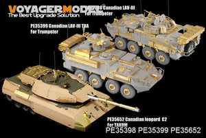 Maquette Voyager PE35652 Char de combat principal Leopard C2 canadien moderne MEXAS pour TAKOM 2003 1/35 – immagine 12