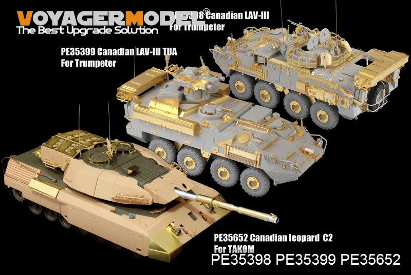 Maquette Voyager PE35652 Char de combat principal Leopard C2 canadien moderne MEXAS pour TAKOM 2003 1/35 – immagine 12