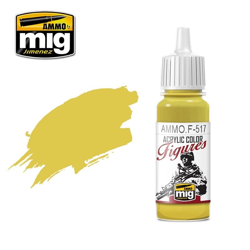 Munitions Mig Jimenez F517 JAUNE OR PÂLE 17ML
