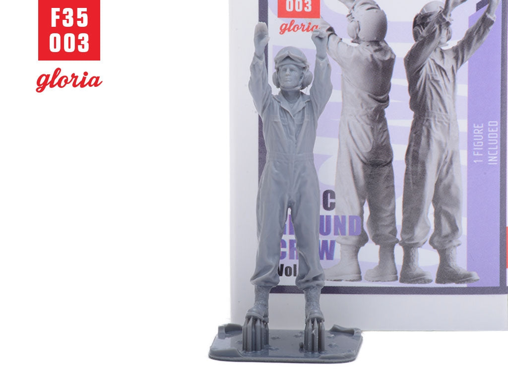 Figurines imprimées en 3D à l&amp;#39;échelle 1/35 de l&amp;#39;équipe au sol Gloria F35003 USMC Type 3 – immagine 4
