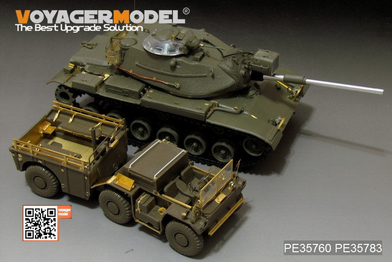 Maquette Voyager PE35760 Char de combat principal américain moderne M60A1 pour AFV 35060, échelle 1/35 – image 9