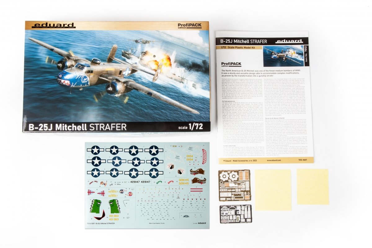 Eduard 7012 B-25J Mitchell STRAFER 1/72 – zdjęcie 2