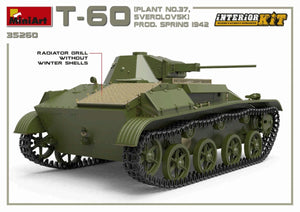 MiniArt 35260 USINE T-60 N.37, SVERDLOVSK PROD. PRINTEMPS 1942. KIT INTÉRIEUR 1/35 – immagine 10