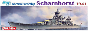 Dragon 1036 Cuirassé allemand Scharnhorst 1941 1/350