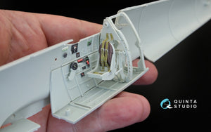 Intérieur imprimé en 3D et coloré sur papier décalcomanie pour Spitfire Mk. II (Quinta Studio QD32043) (pour maquette Revell) au 1/32 – Bild 9