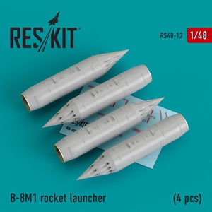 RESKIT RS48-0013 Lance-roquettes B-8M1 (4 pièces) 1/48