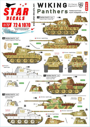 Star Decals 72-A1070 Viking n° 1. Échelle 1/72