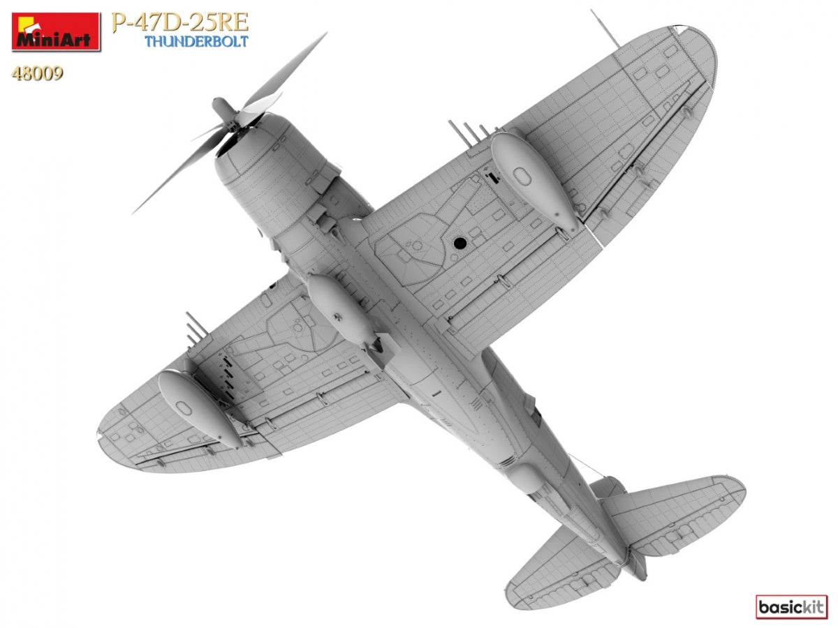 MiniArt 48009 P-47D-25RE THUNDERBOLT. KIT DE BASE 1/48  – immagine 8