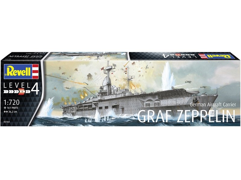Revell 05164 Porte-avions allemand GRAF ZEPPELIN 1/720