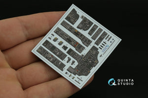 Intérieur imprimé en 3D et coloré sur papier décalcomanie Quinta Studio QD35090 AH-64A (Academy) 1/35 – image 11