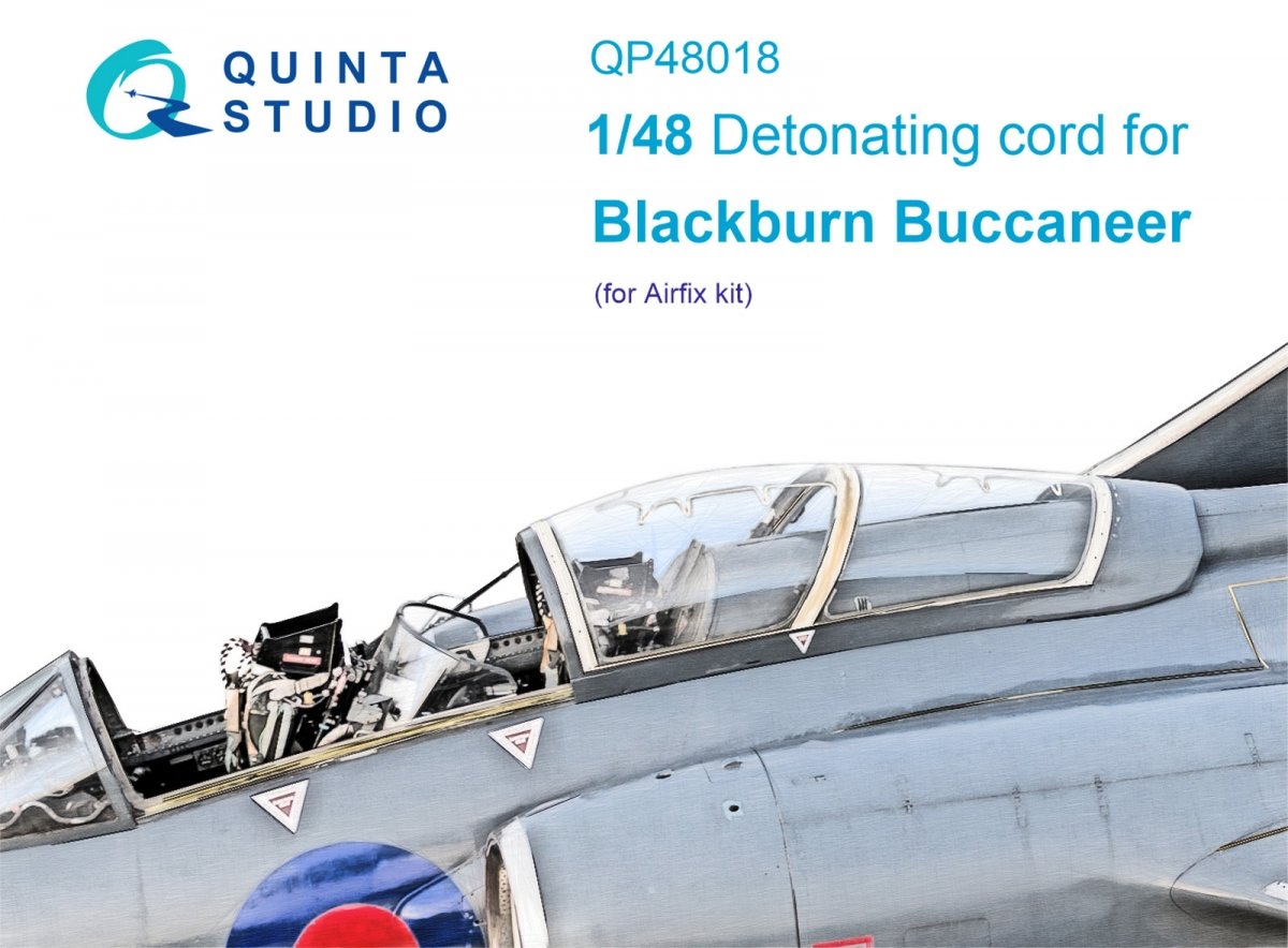 Quinta Studio QP48018 Cordon détonant Blackburn Buccaneer (Airfix) 1/48