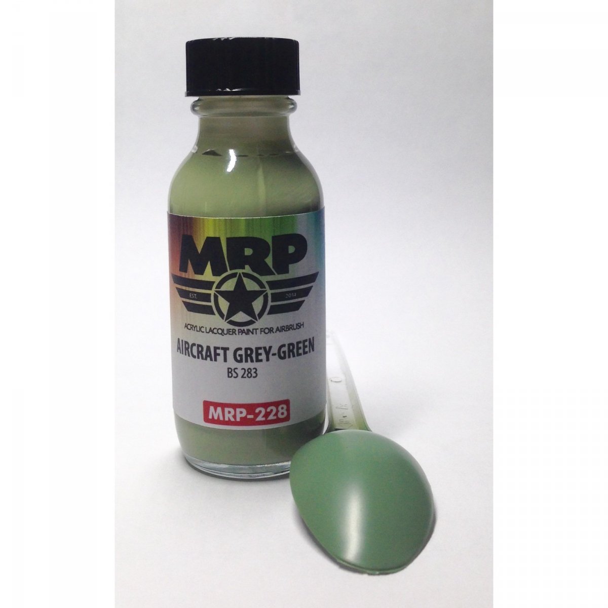 Peinture MR. Paint MRP-228 Gris-vert pour avions BS 283 30 ml – image 2
