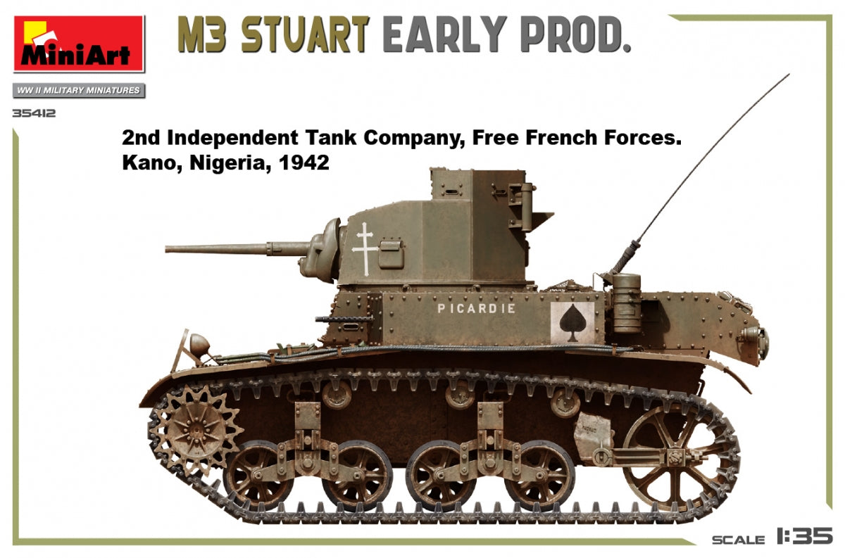 MiniArt 35412 M3 STUART EARLY PROD. 1/35 – zdjęcie 8