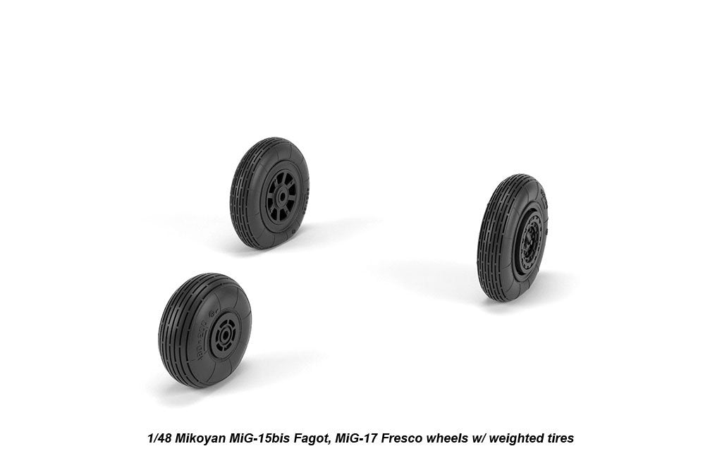 Armory Models AW48033 Mikoyan MiG-15bis Fagot (tardif) / MiG-17 Fresco roues avec pneus lestés 1/48