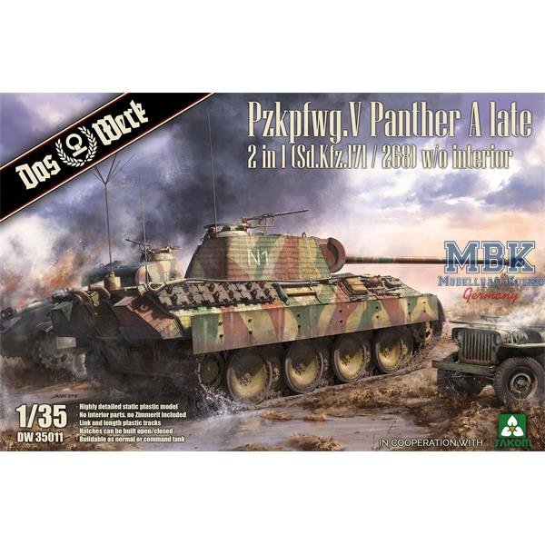 Das Werk DW35011 Panther Ausf.A Début / Milieu 1/35