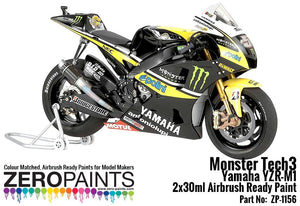 Kit de peinture Zero Paints ZP-1156 Monster Tech3 Yamaha YZR-M1 (2 x 30 ml) – immagine 3