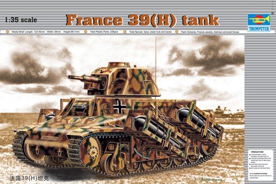 Trumpeter 00352 France 39(H) TANK SA 38 Canon de 37 mm (1/35)