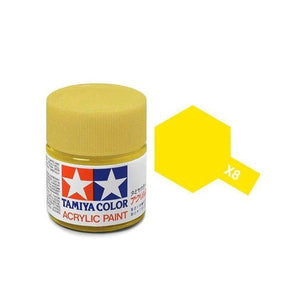 Tamiya 81008 Peinture acrylique X-8 Jaune citron 23 ml