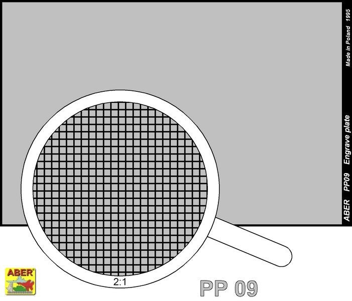 Aber PP09 Plaque à graver (88 x 57mm) - motif 09 – image 2