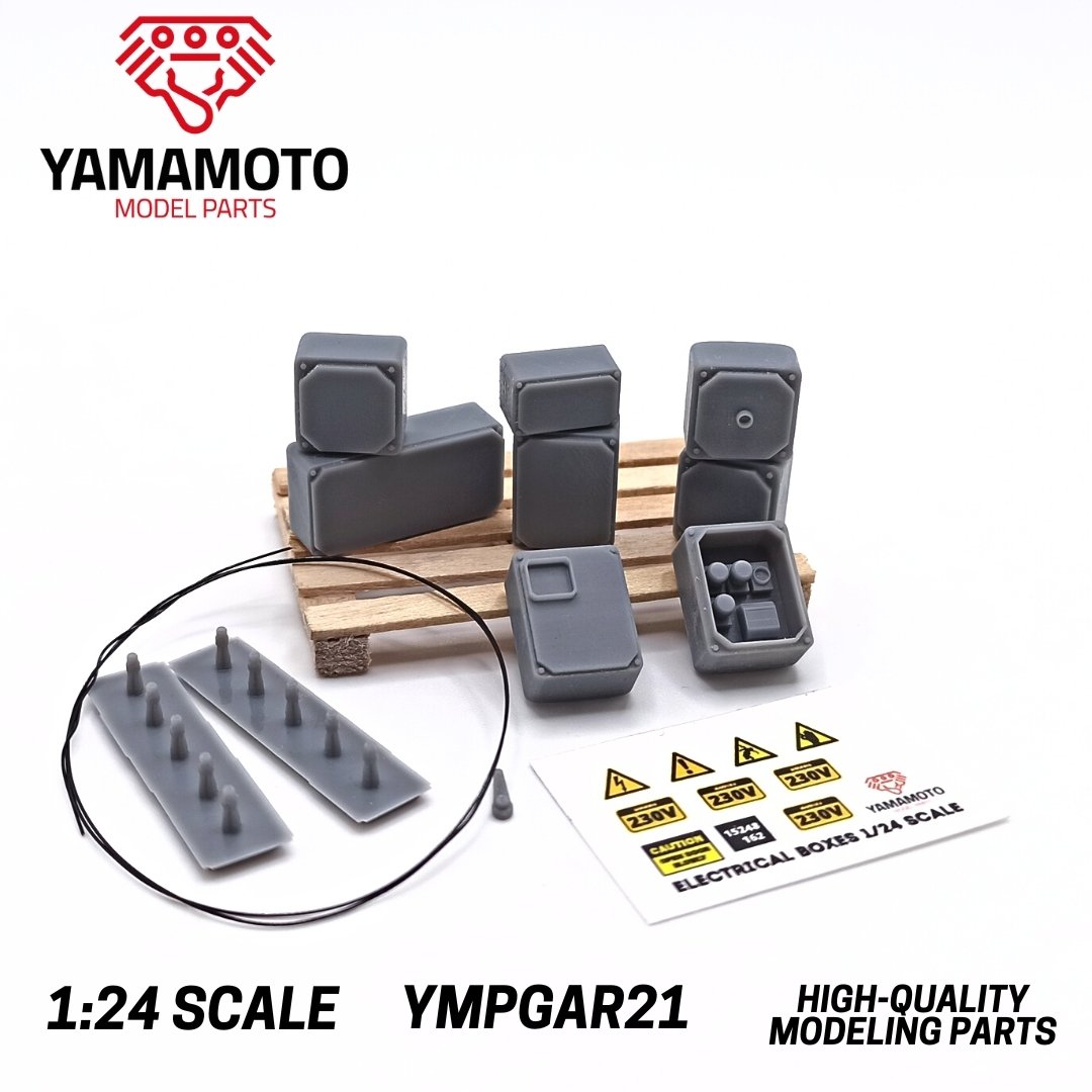 Kit de boîtes électriques Yamamoto YMPGAR21 n° 1 1/24 – image 2