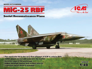 ICM 48904 MiG-25 RBF, avion de reconnaissance soviétique (1/48)