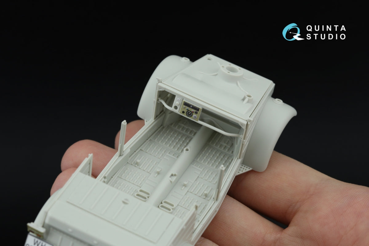 Quinta Studio QDS-35151 Kubelwagen Type 82 3D-Printed &amp; coloured Interior on decal paper (Meng VS-016) (Small version) 1/35