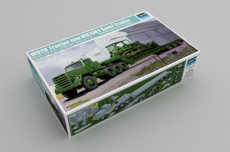 Trumpeter 01078 Tracteur M920 avec semi-remorque M870A1 1/35 – immagine 2