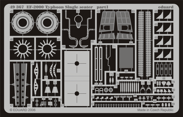 Eduard BIG4952 EF-2000 TYPHOON Monoplace 1/48 REVELL – Bild 5