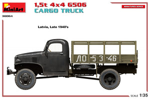 MiniArt 38064 1,5t 4×4 G506 CAMION CARGO 1/35 – Bild 7