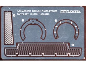 Tamiya 35273 M1A1/A2 Photo Etched Parts Set 1/35