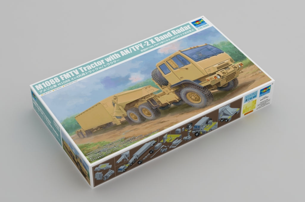 Trumpeter 01098 M1088 FMTV Tractor with AN/TPY-2 X Band Radar 1/35