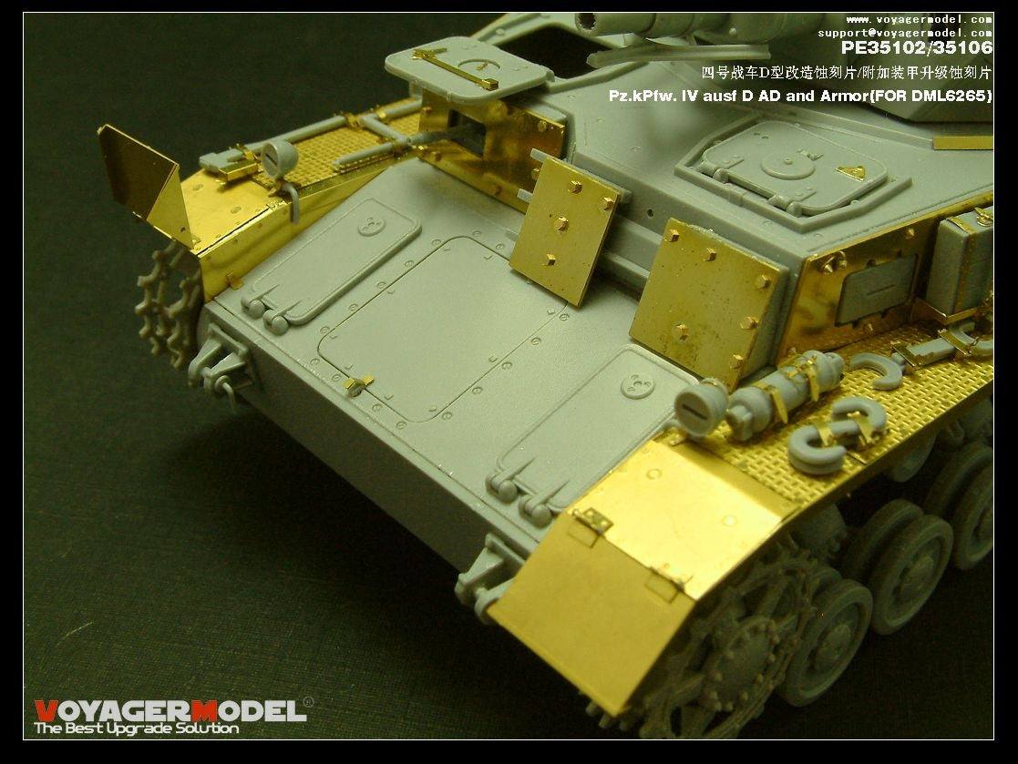 Modèle Voyager PE35102 Pz.KPfw. IV Ausf D pour DRAGON 6265 1/35 – immagine 16