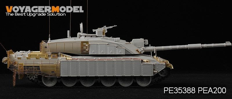 Maquette Voyager PE35388 Char de combat principal britannique moderne Challenger 2 pour TRUMPETER 001522 1/35 – immagine 12
