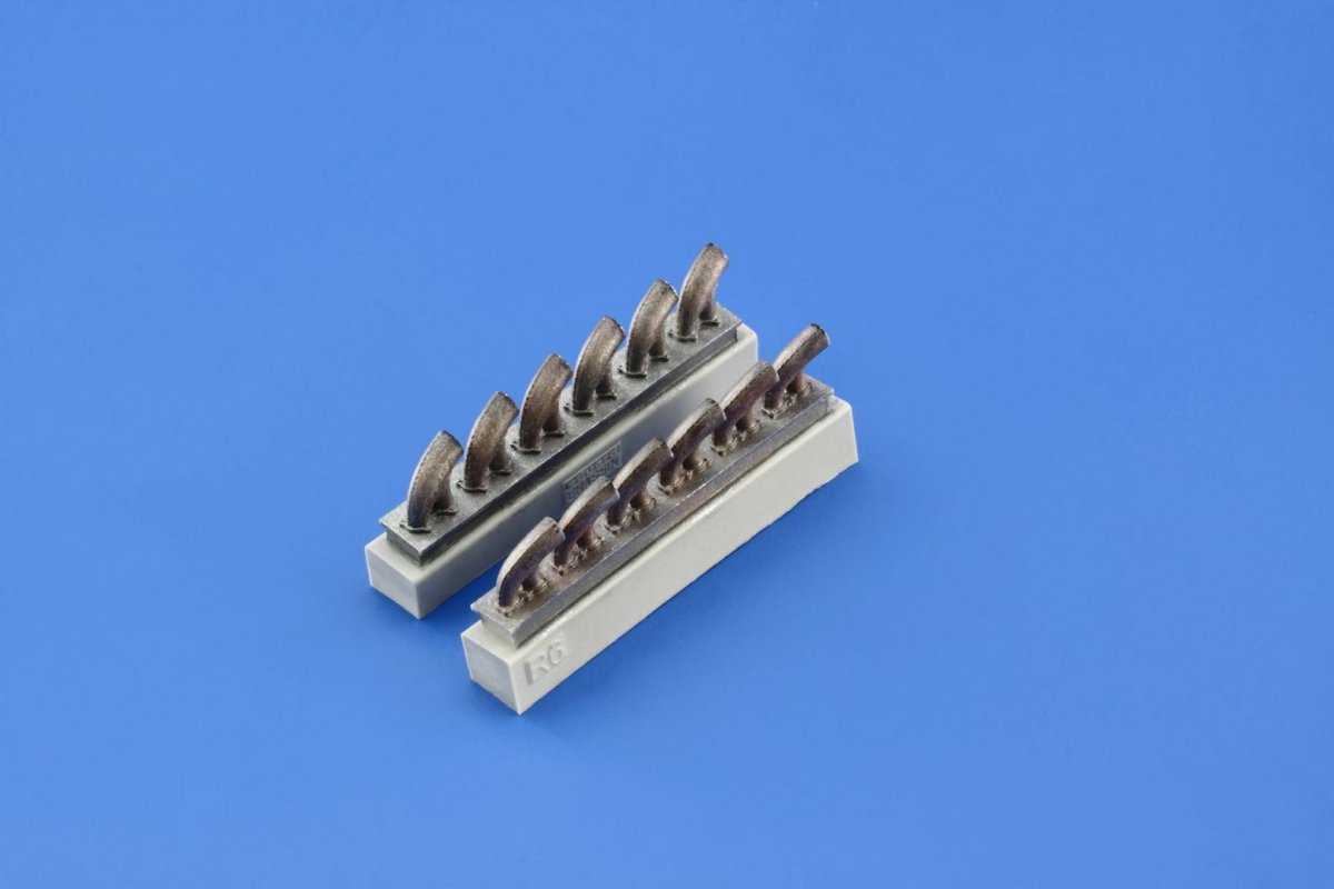 Eduard 632081 P-39Q/N cheminées d&amp;#39;échappement KITTY HAWK 1/32 – immagine 6